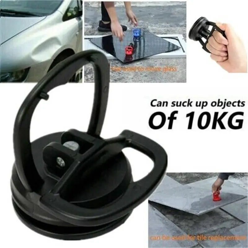 Car Dent Remover, 1 Piece Black Car Dent Repair Puller for Christmas Gift, Powerful Car Dent Remover Tool, Suction Cup Puller for Car Window Handle, Professional Car Body Repair Tool, Car Accessories for Xmas New Year Gift