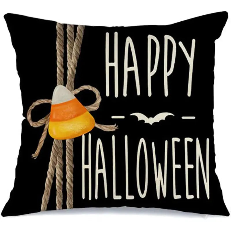 Halloween Pillowcase (1 Piece), Spooky Ghost Printed Throw Pillow Case without Filler, Pumpkin Throw Pillow Cover, Trick or Treat Throw Pillowcase, Room Decor, Halloween Decoration