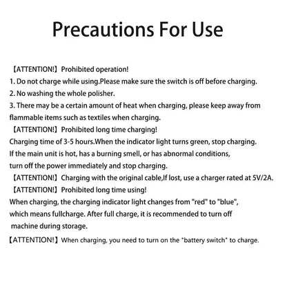 Wireless Car Polisher, Car Detailing Tool, USB Rechargeable Car Polishing Machine, Car Gadgets, Electric Polishing Wax Tool Suitable for Car Detailing
