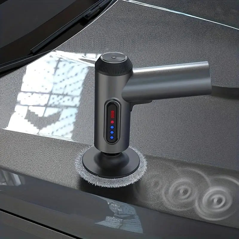 Wireless Car Polisher, Car Detailing Tool, USB Rechargeable Car Polishing Machine, Car Gadgets, Electric Polishing Wax Tool Suitable for Car Detailing