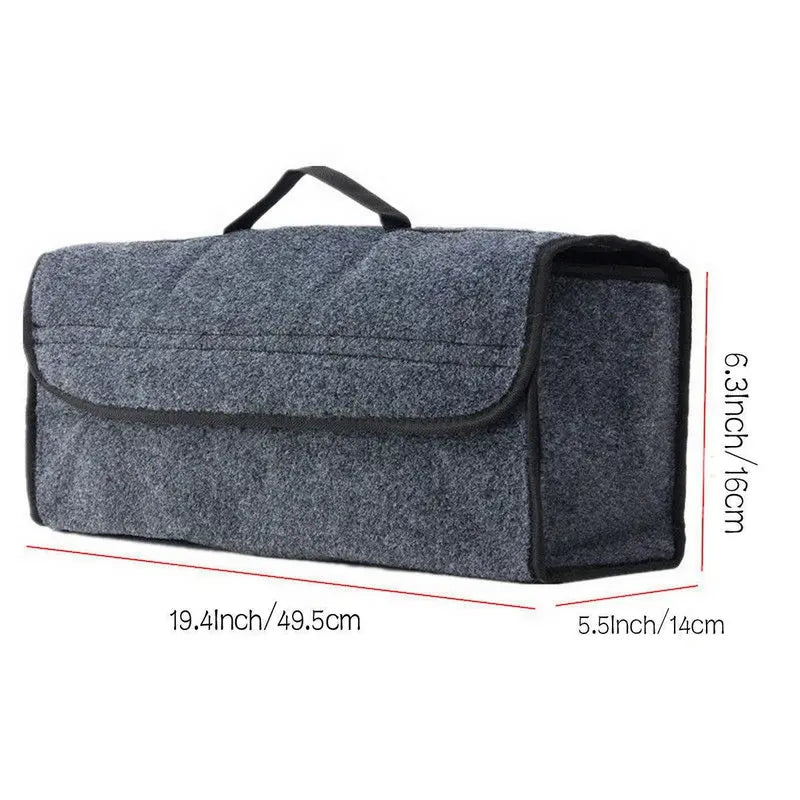 Felt Car Trunk Storage Bag, Foldable Car Storage Box, Car Organizer for Car