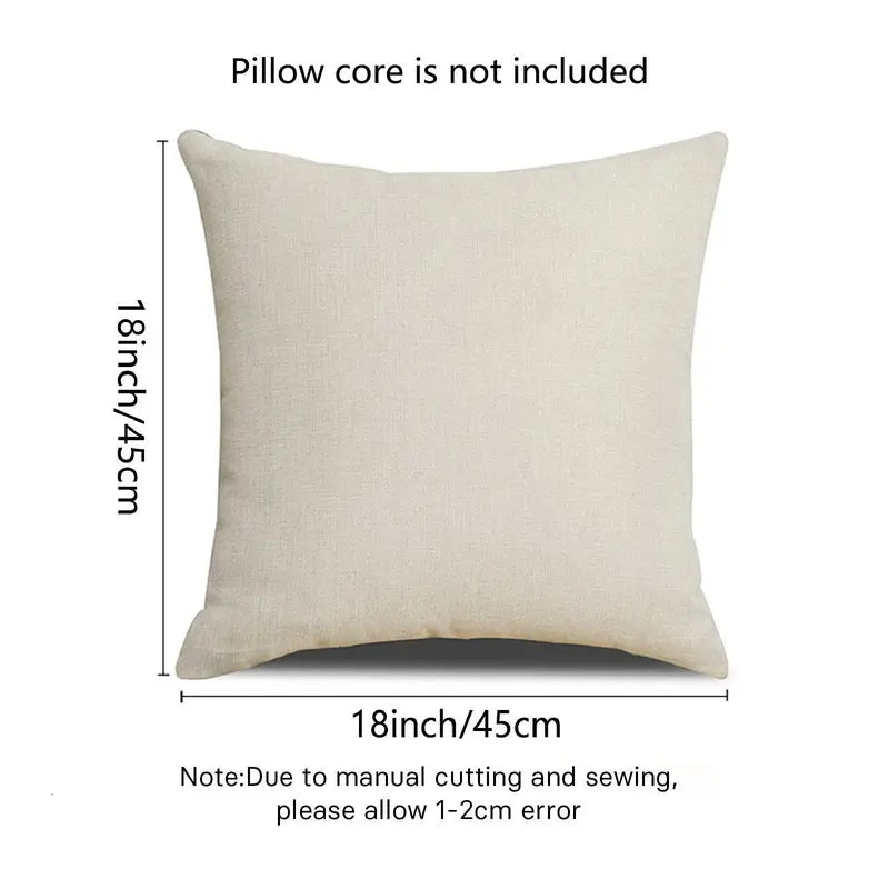 Halloween Pillowcase (1 Piece), Spooky Ghost Printed Throw Pillow Case without Filler, Pumpkin Throw Pillow Cover, Trick or Treat Throw Pillowcase, Room Decor, Halloween Decoration