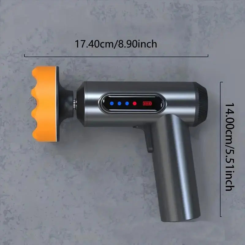 Wireless Car Polisher, Car Detailing Tool, USB Rechargeable Car Polishing Machine, Car Gadgets, Electric Polishing Wax Tool Suitable for Car Detailing