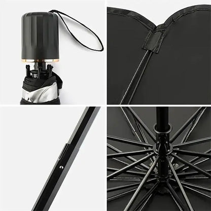 Portable UV Protection Car Parasol (1 Piece), Foldable Car Windshield Sunshade, Car Front Sunshade, Durable Car Windscreen Sun Shade for Car Windshield, Car Accessories
