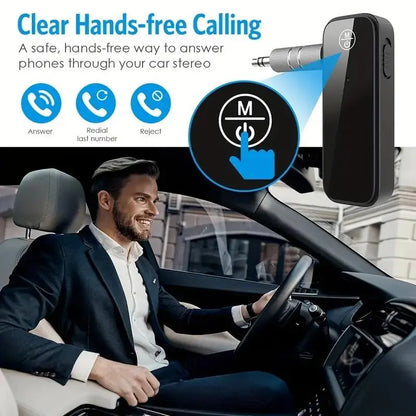 Car BT 5.0 Receiver Car Supplies, Car Audio Converter, Car Audio Adapter, Bluetooth-Compatible Transmitter for Car Speaker, Car Accessories