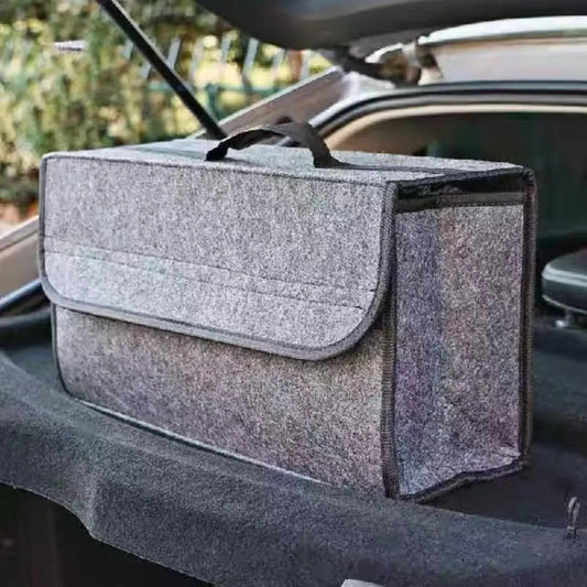Felt Car Trunk Storage Bag, Foldable Car Storage Box, Car Organizer for Car