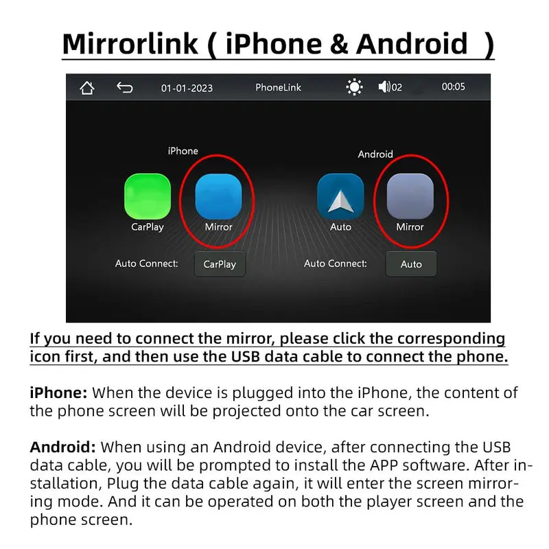 7-Inch Car Video Player for Summer, Car Accessories, Car Essentials, Car Gadgets, Car MP5 Player with Bluetooth-Compatible, Multifunctional Car Electronics for Car